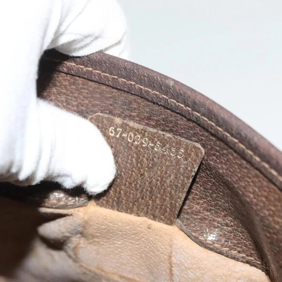 GUCCI Micro GG Supreme Clutch Bag PVC Beige 67 039 5465 Auth 133508 - Picture 11 of 16